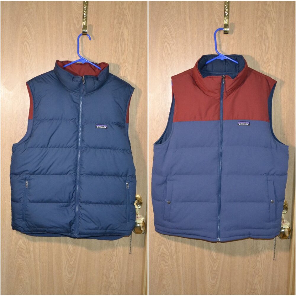 Patagonia Reversible Puffer Blue & Red Vest